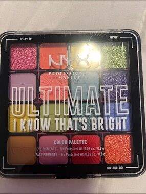 NYX Ultimate I Know That's Bright Color Palette - Bright Multi-Color